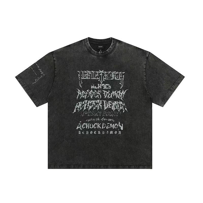 ACHOCK Dark Gothic Printed Tee