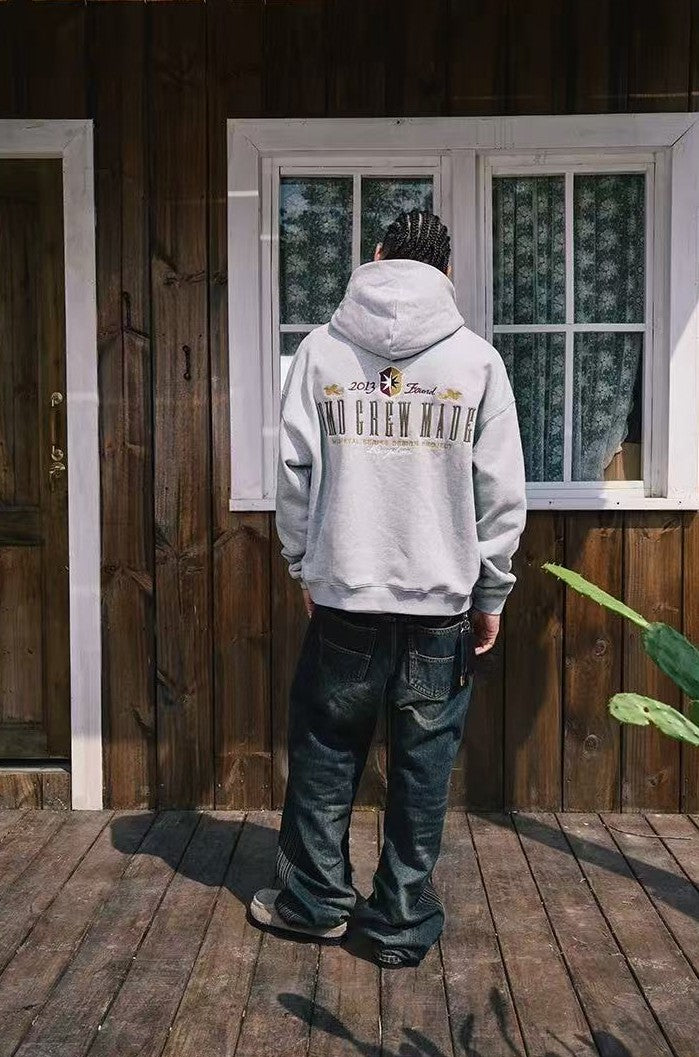 REMEDY Logo Embroidered Fleece Hoodie