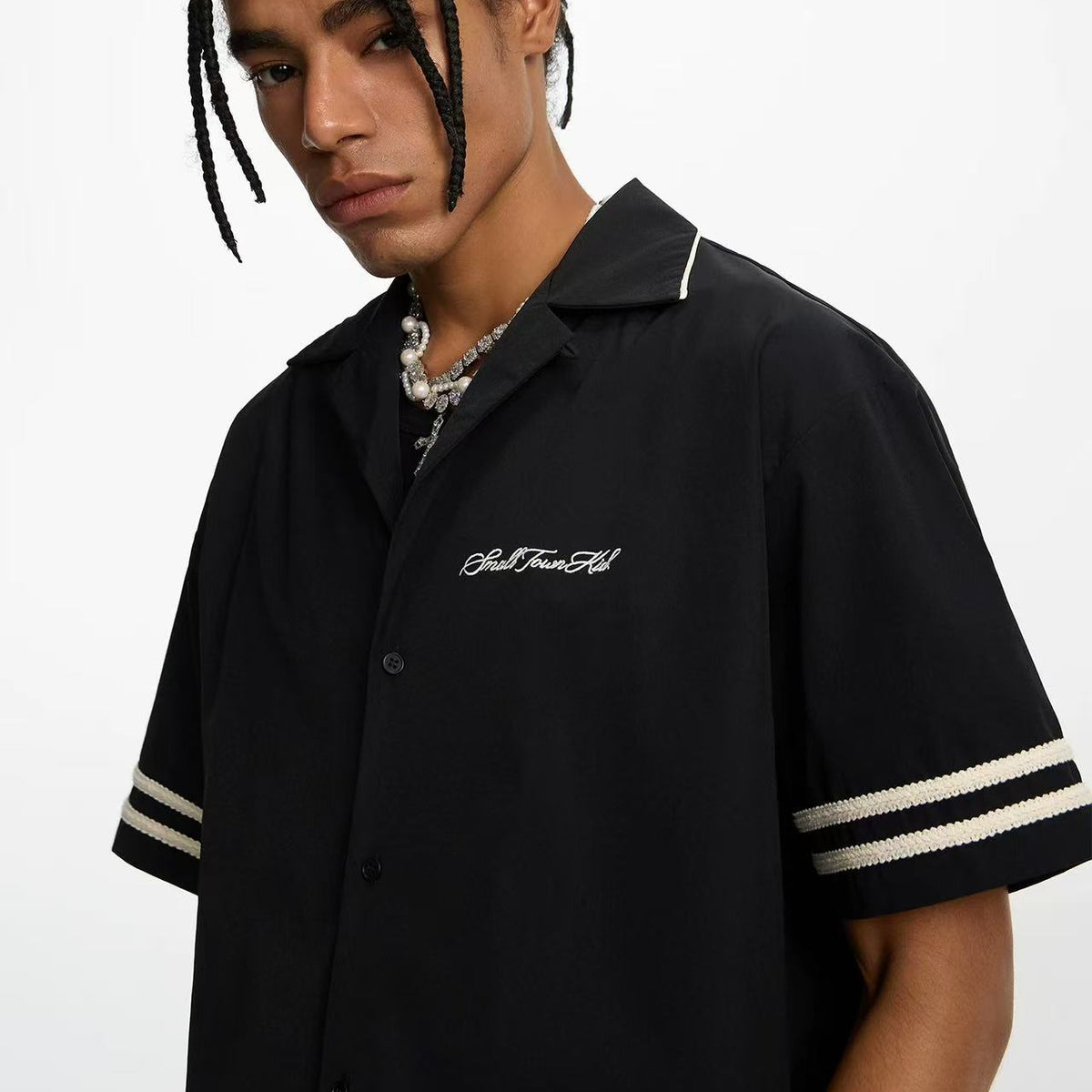 STK Vintage Piped Cuban Collar Shirt
