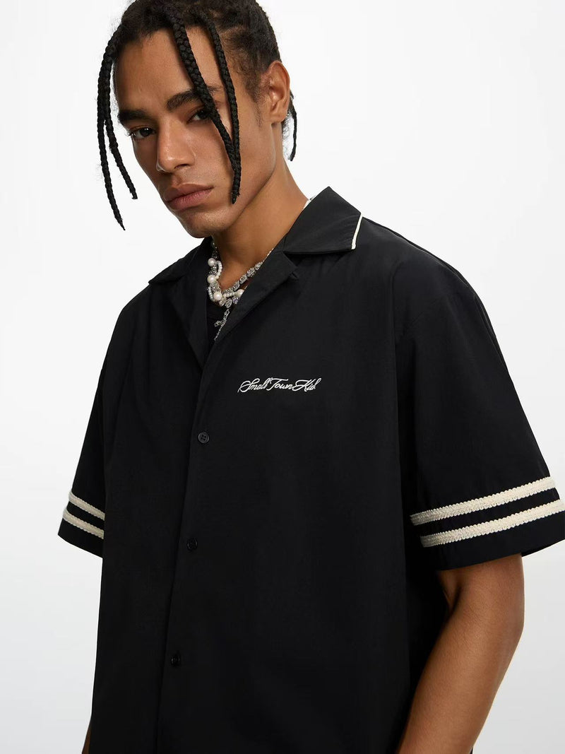 STK Vintage Piped Cuban Collar Shirt