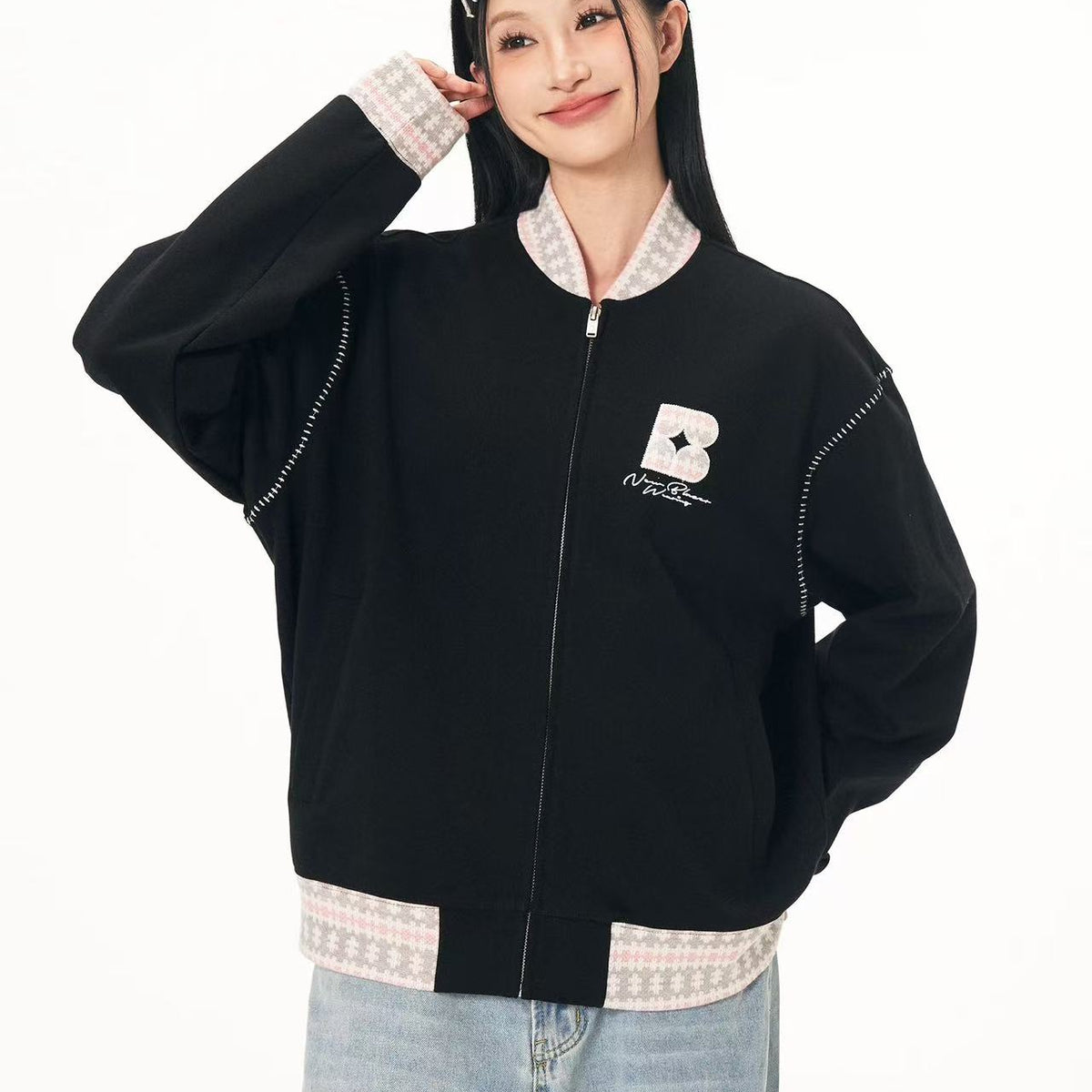 BIPOLAR Baseball Zip Top