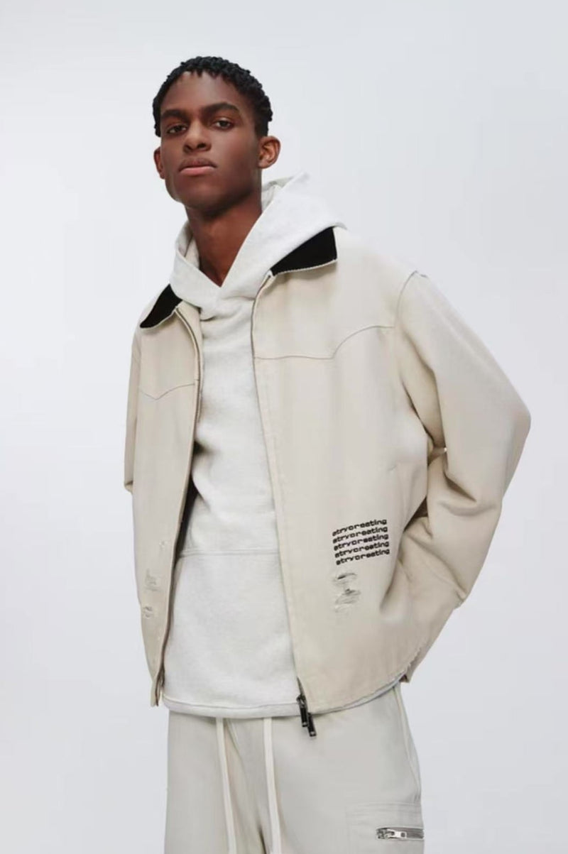 ATRY Clean Fit Embroidered Jacket