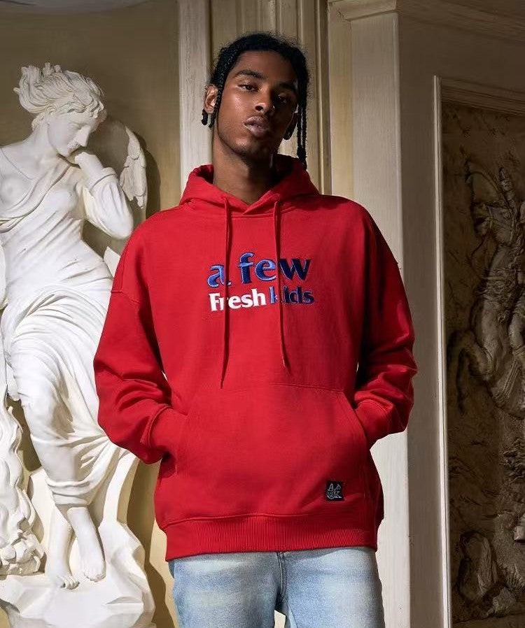 AFGKxMJFRESH Basic Embroidered Hoodie