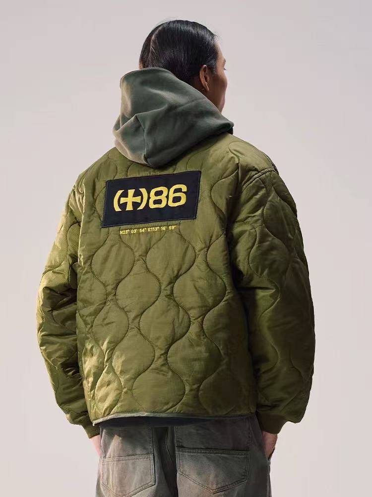 REMEDY Embroidered Cotton Padded Jacket