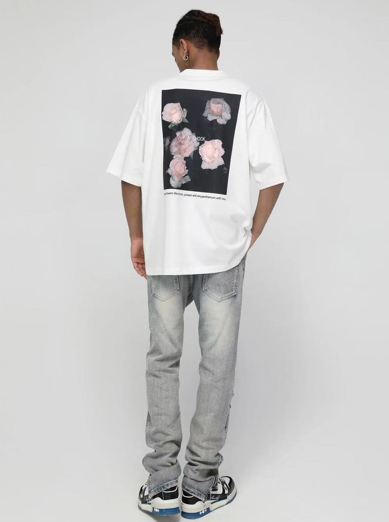 ACHOCK Floral Print T-shirt