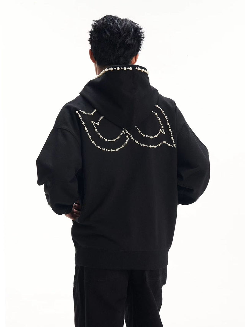 BIPOLAR Pearl Logo Designed Hoodie