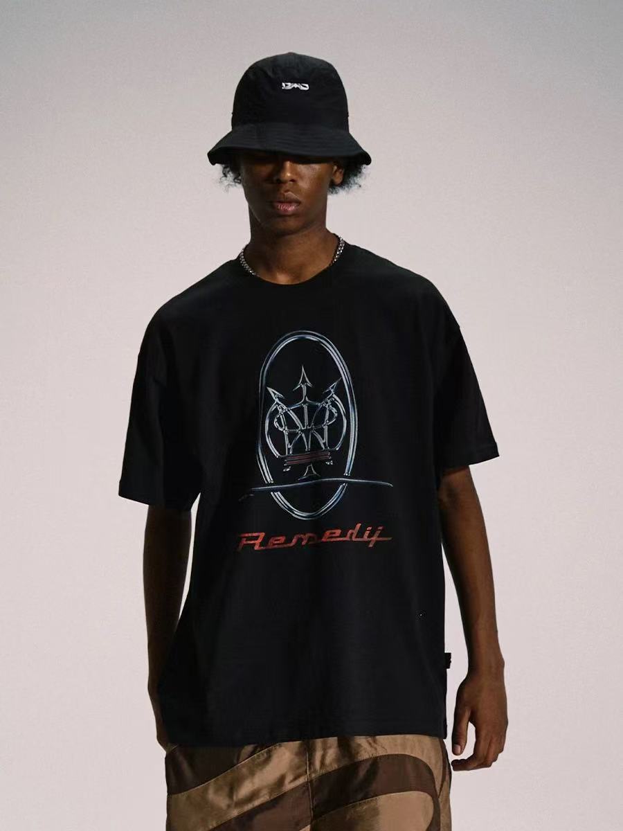 REMEDY Trident Print Short-sleeve T-shirt