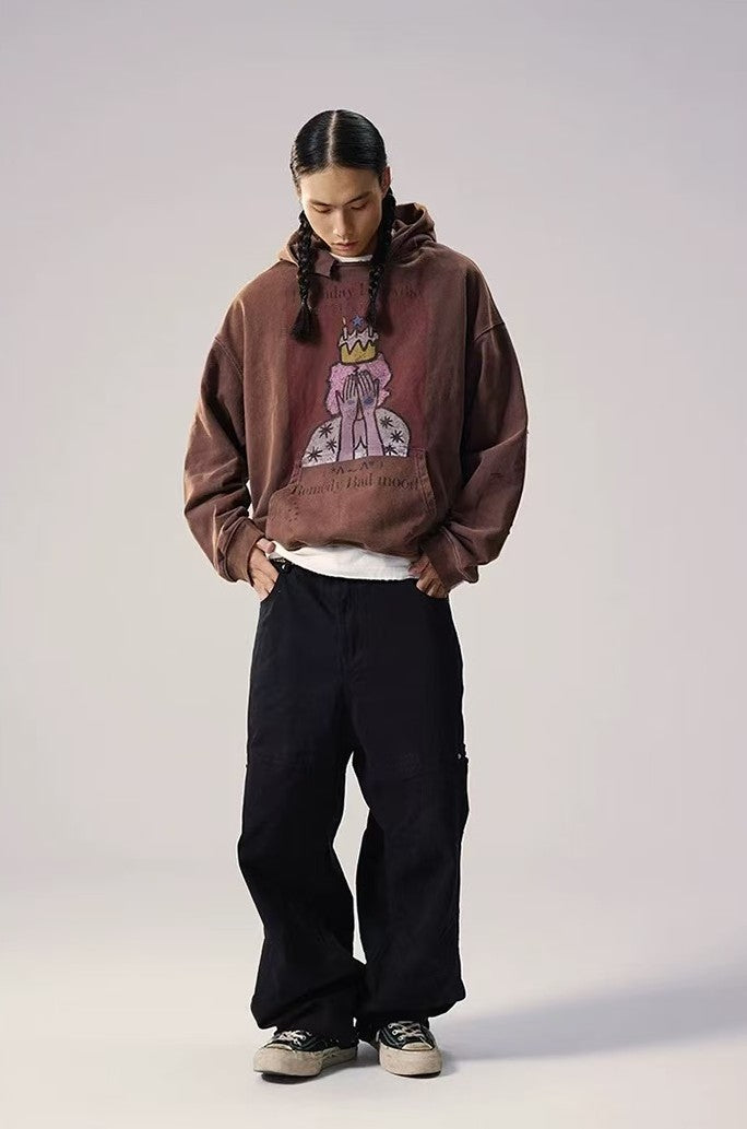 REMEDY Loose Straight-leg Cargo Pants