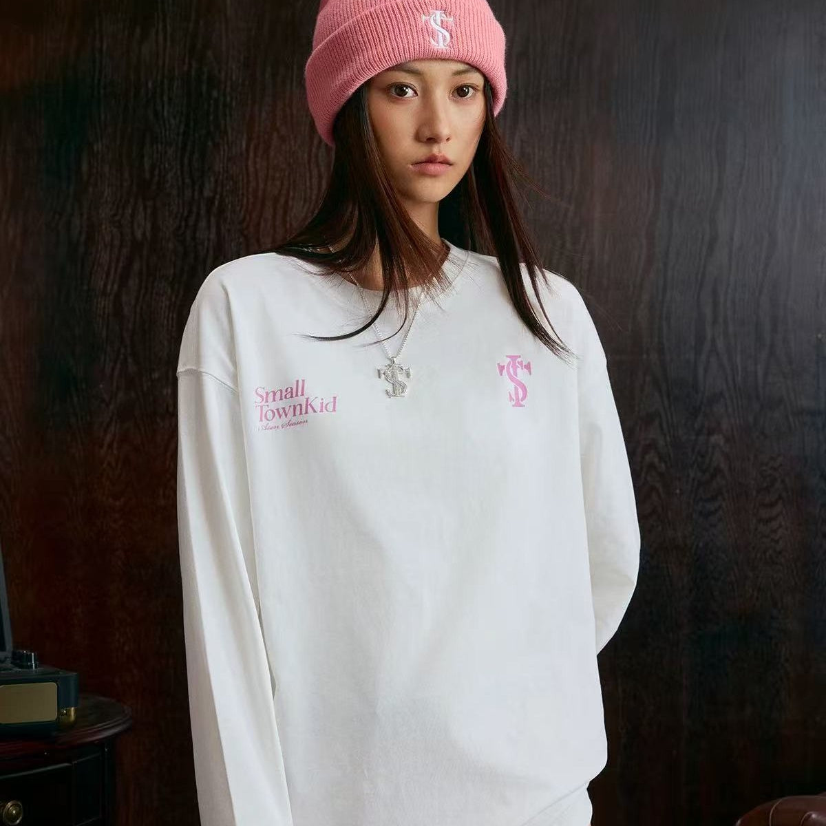 STK Vintage Logo Design Long-Sleeve T-Shirt