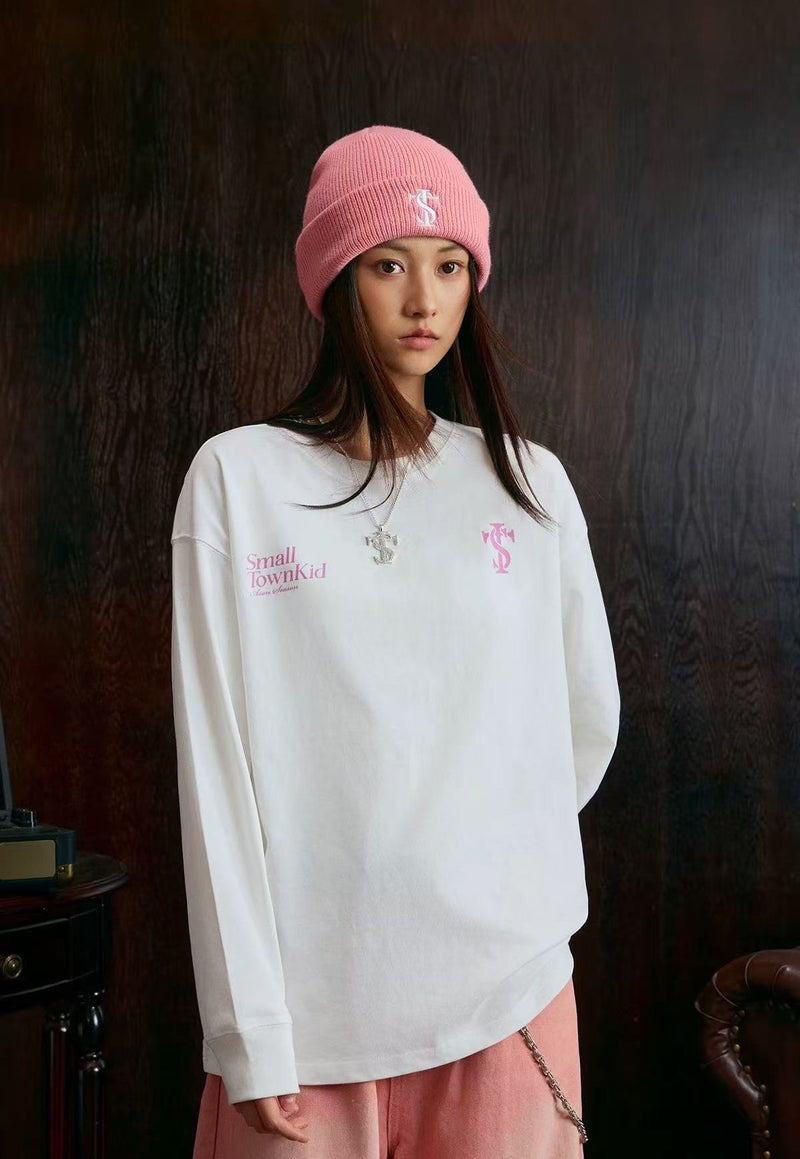 STK Vintage Logo Design Long-Sleeve T-Shirt