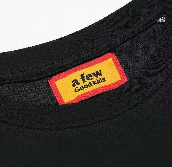 AFGK Mesh Panel Short-sleeved T-shirt