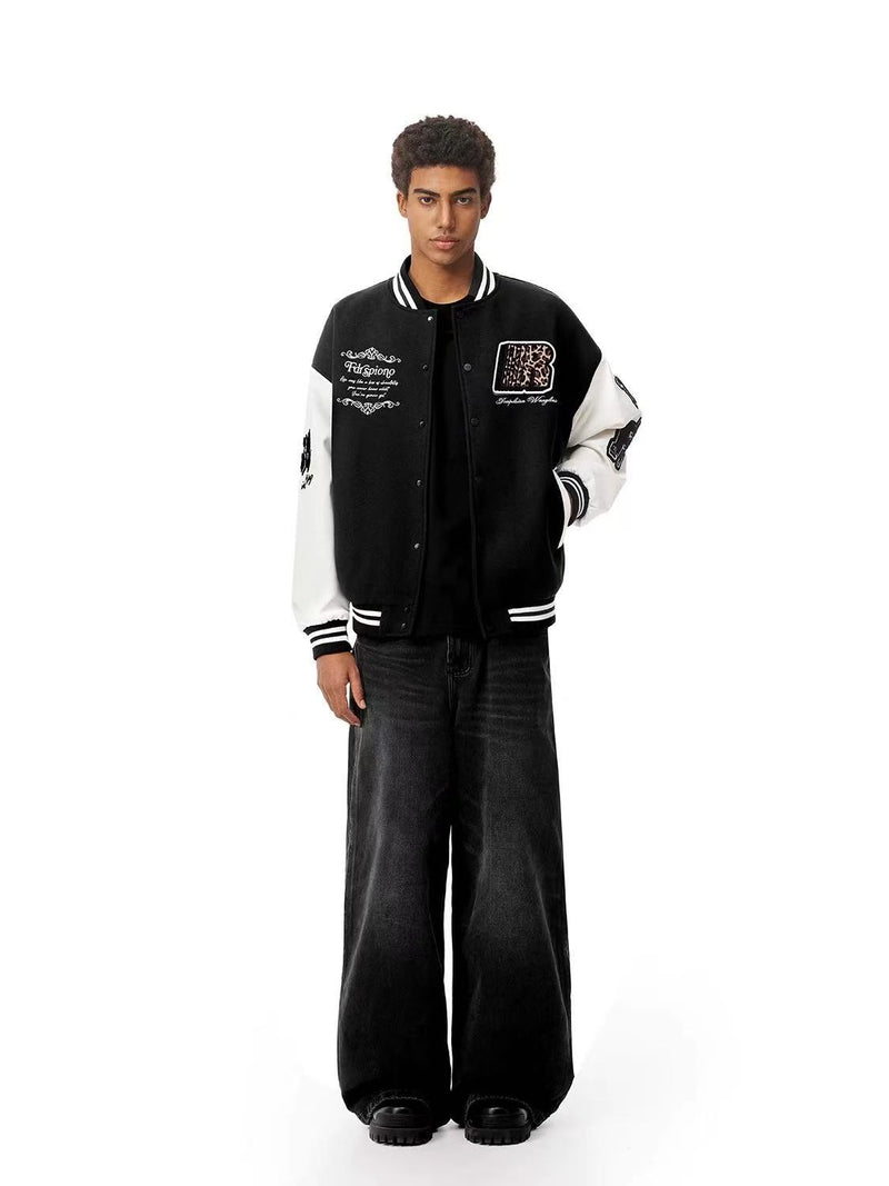 FDR Retro R-shaped Velcro Varsity Jacket