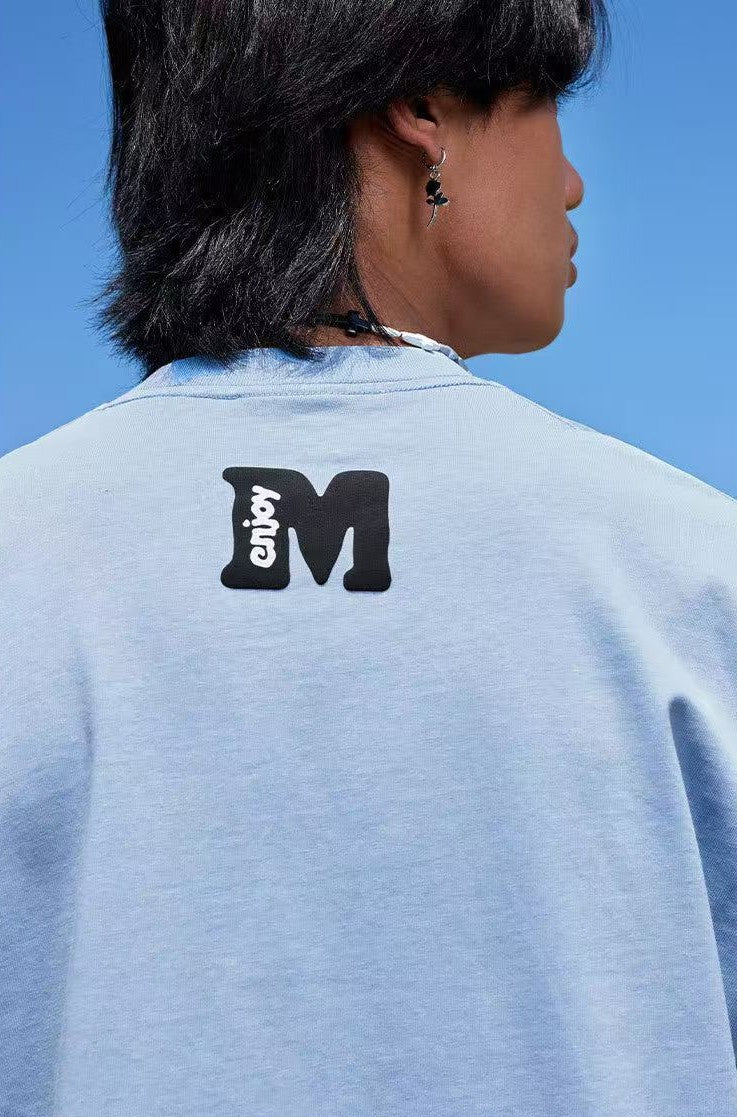 MEDM Cartoon Pocket Short-sleeve T-shirt