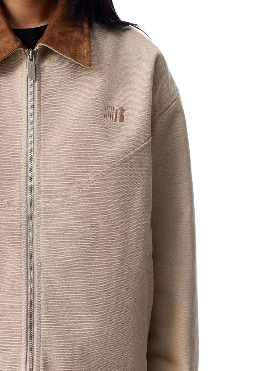 FDR Barn Style Contrasting Lapel Jacket