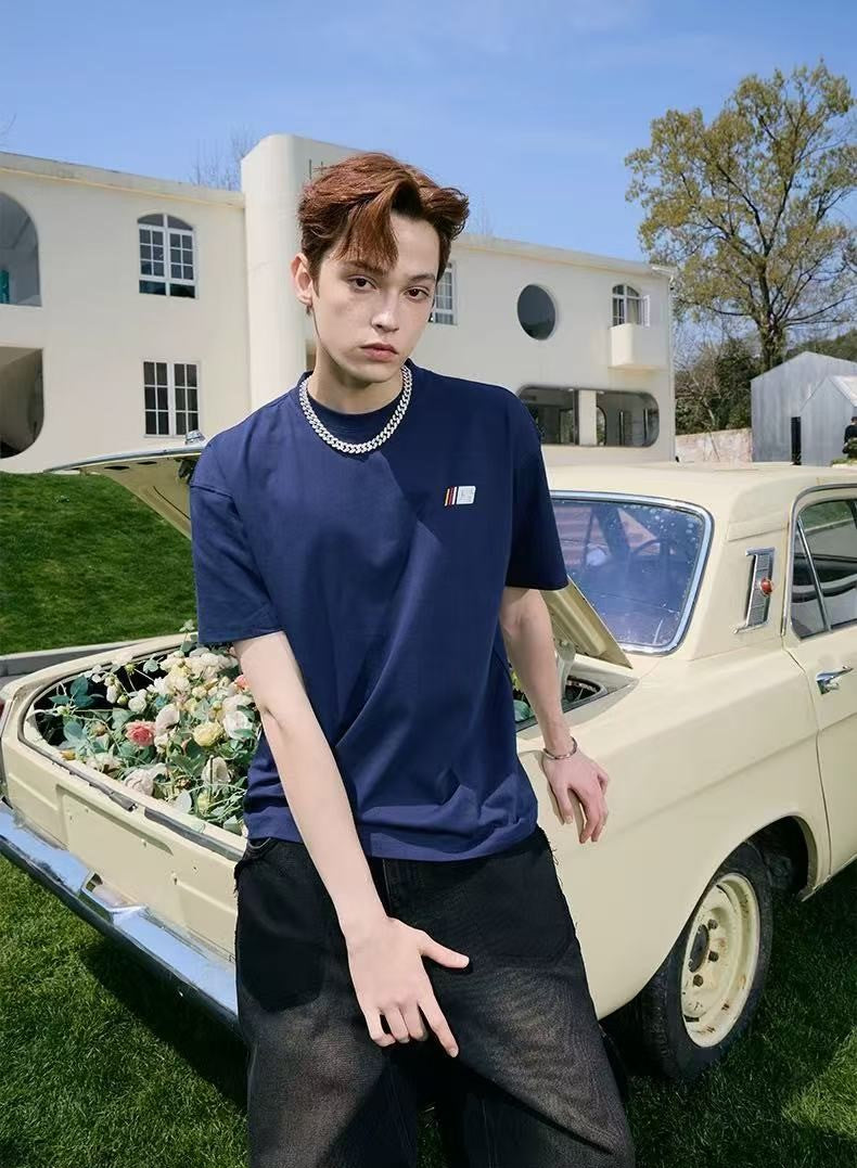 ICONSLAB Three Color Gradient logo T-shirts