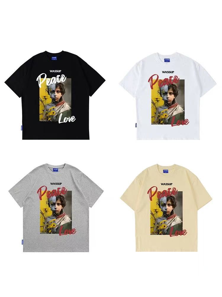 WASSUP Peace And Love Art Printed Tee