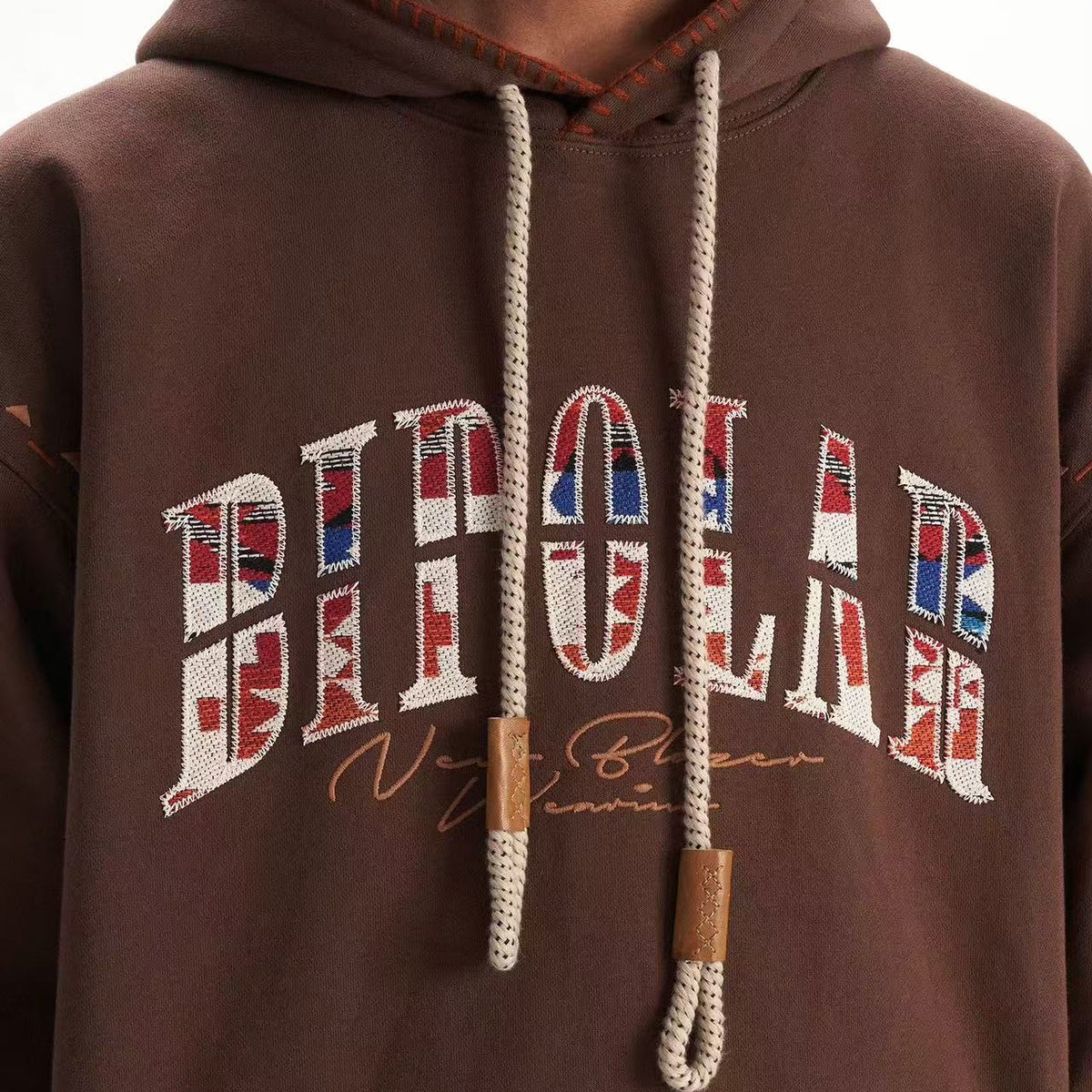 BIPOLAR Maillard Patch Embroidered Hoodie