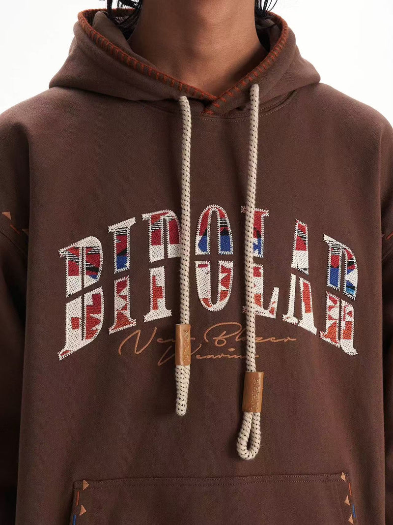 BIPOLAR Maillard Patch Embroidered Hoodie