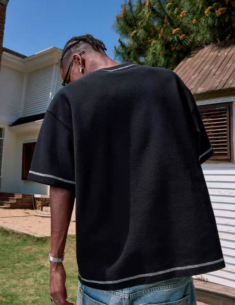 MEDM Waffle Logo Letter T-shirt