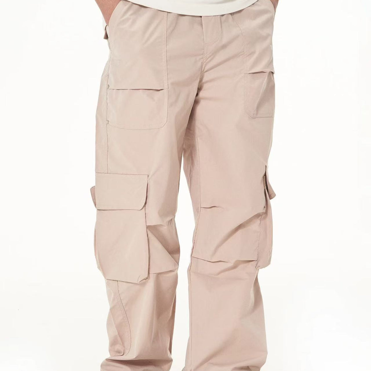 BIPOLAR Pleated Paratrooper Cargo Pants