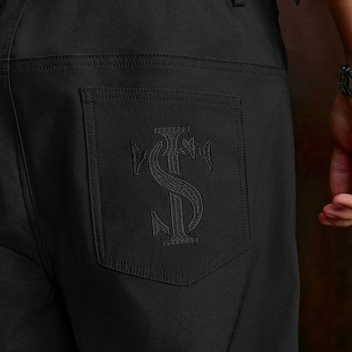 STK Vintage Double-Fold Woven Trousers