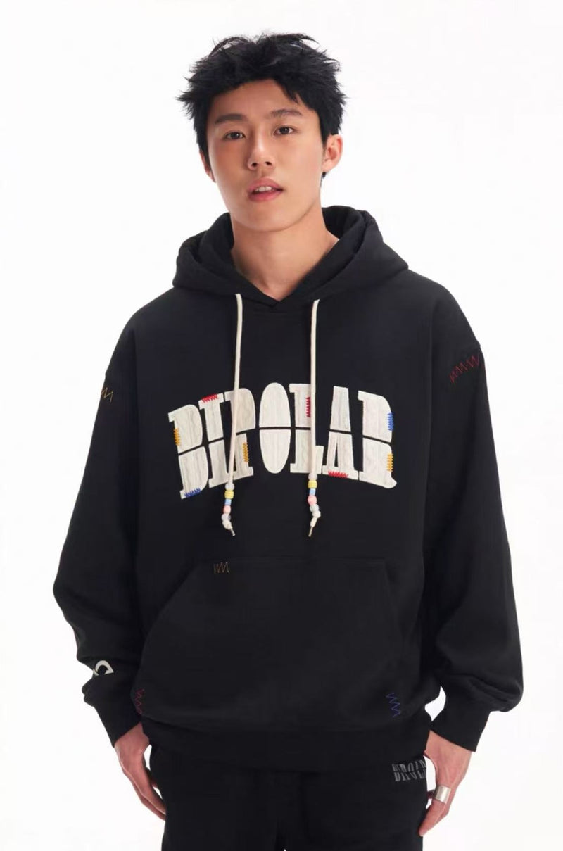 BIPOLAR Patchwork Hoodie
