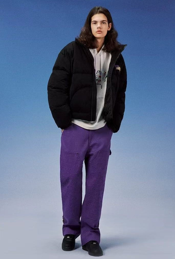 AFGK Solid Color Basketball Down Jacket