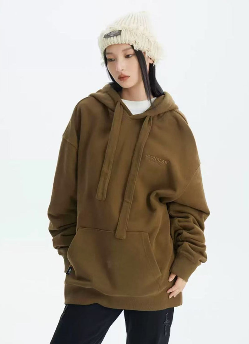 ICONSLAB Thick Hood Rope Hoodie