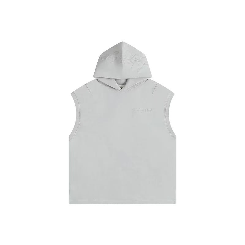 ATRY Hooded LOGO Embroidered Vest