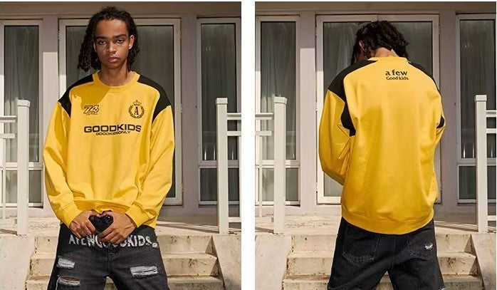 AFGK Retro Pullover Long-sleeve Sweatshirt