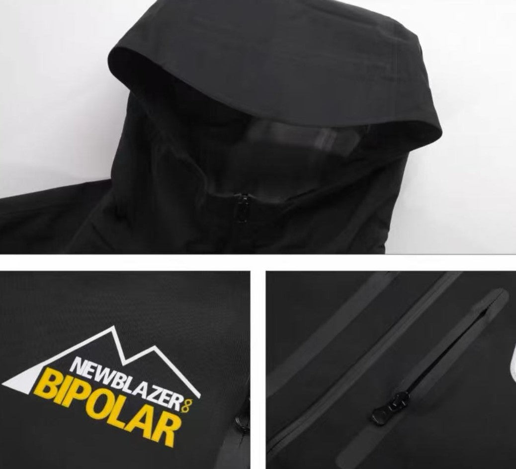 BIPOLAR Outdoor Windproof Hooded Jacket