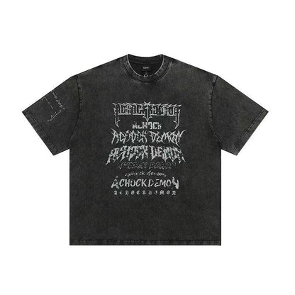 ACHOCK Dark Gothic Printed Tee
