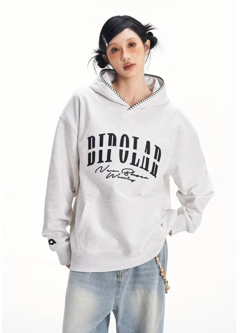 BIPOLAR Chain Embroidered Hoodie