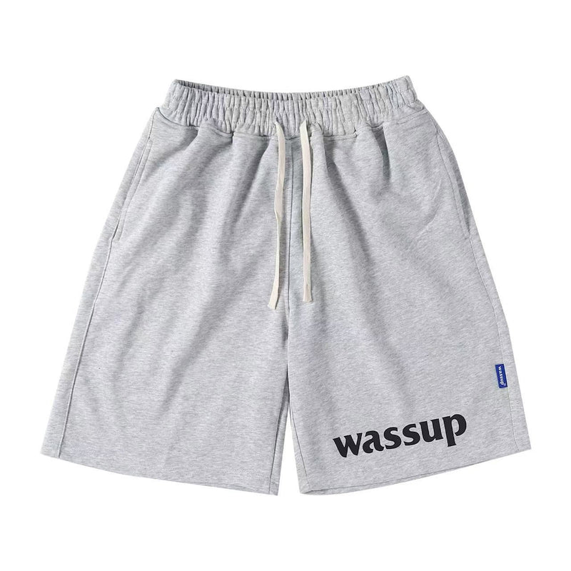 WASSUP Webbing Stitching Basketball Shorts