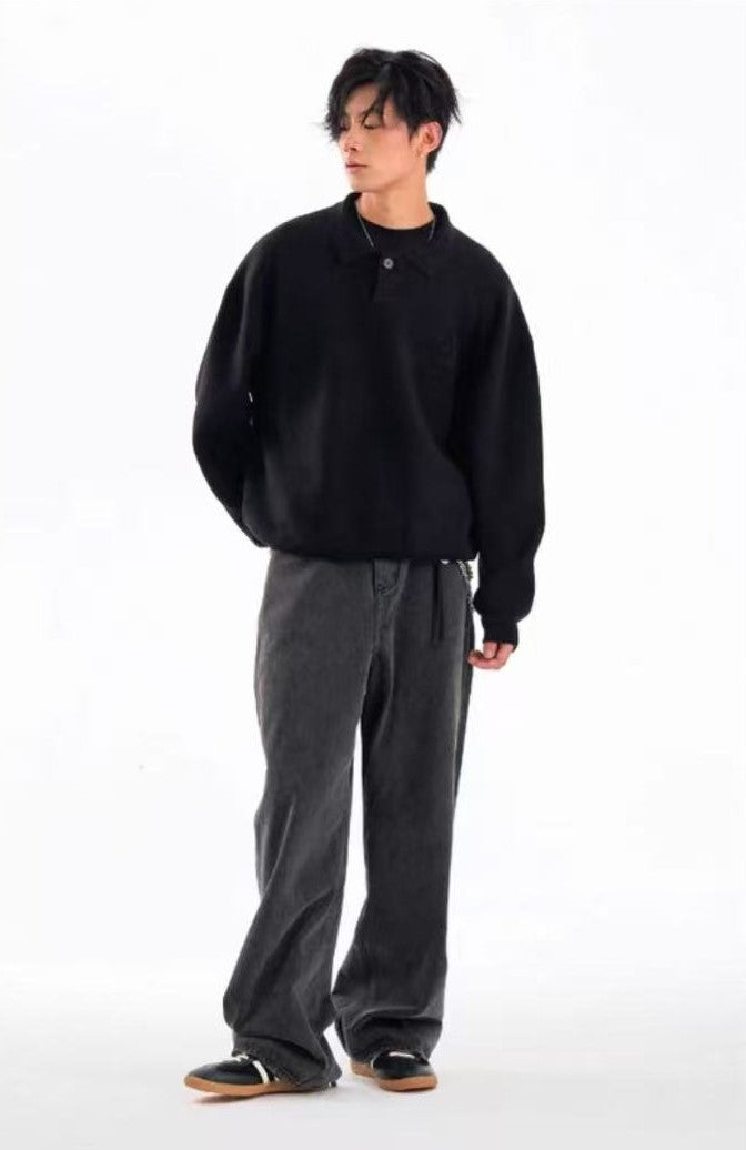 BIPOLAR Polo Sweater