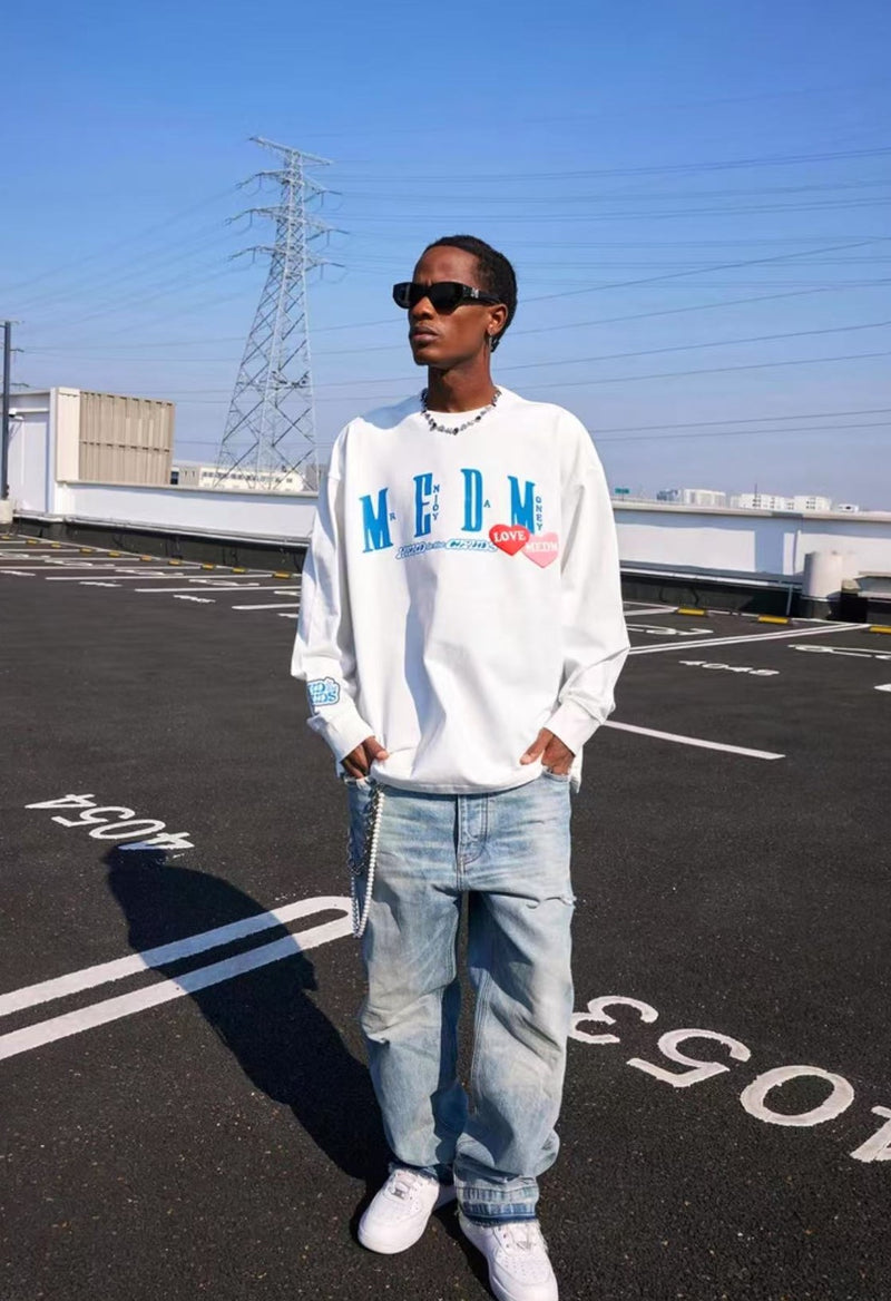 MEDMx88rising Co-branded Printed Long-sleeved T-shirt