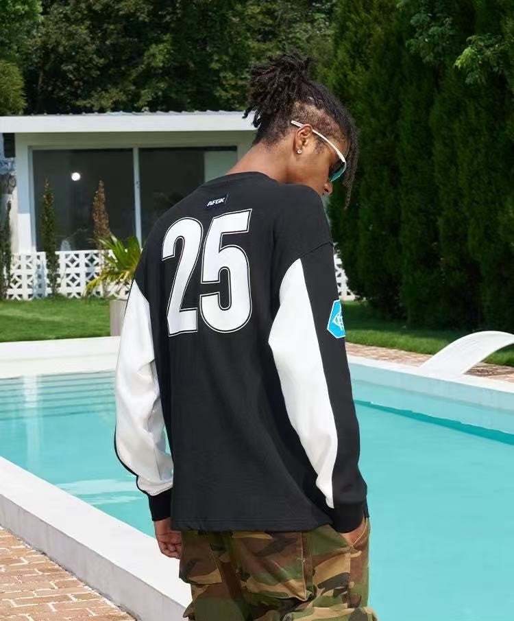 AFGK Badge Waffle Patch Long Sleeve Jersey