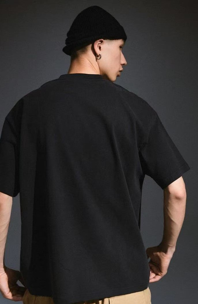 REMEDY Retro Star Print Short-sleeve T-shirt