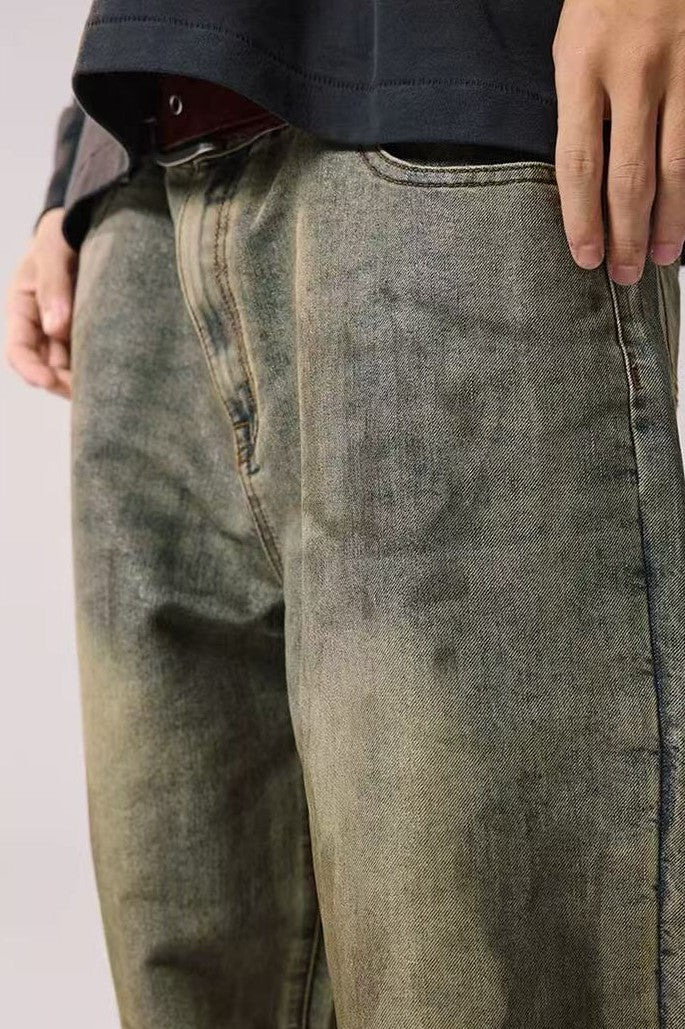 REMEDY Washed Baggy Jeans