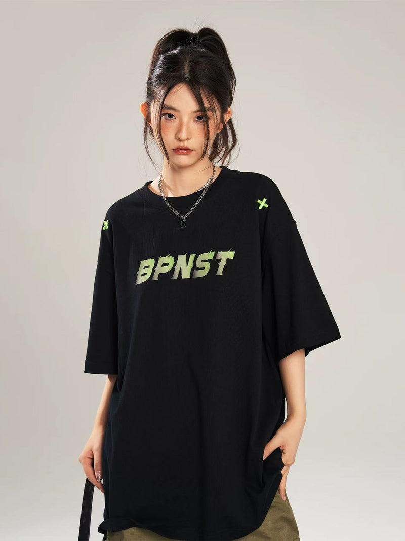 BIPOLARxNST Joint Gradient LOGO Short-sleeves T-shirts
