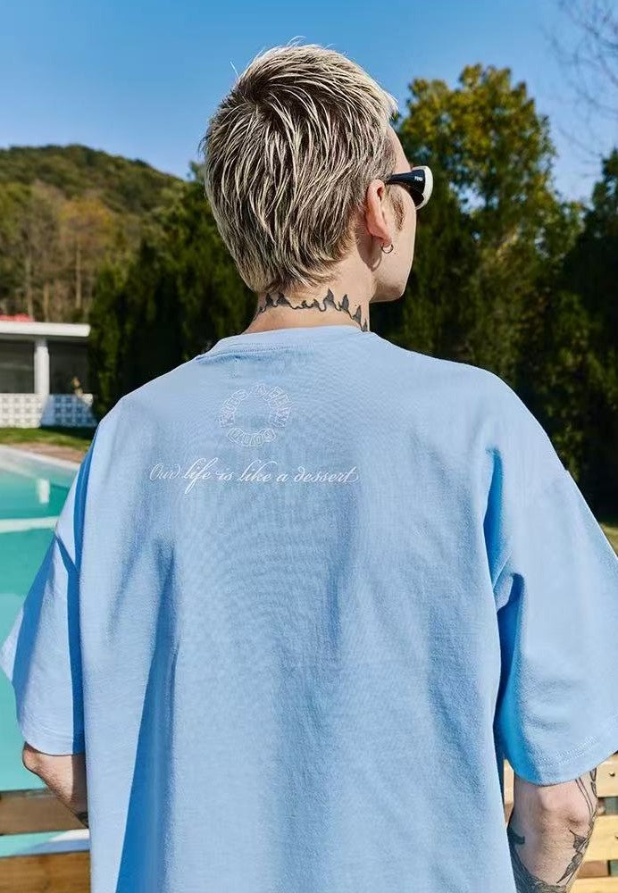 AFGK Dessert Printed short-sleeved T-shirt