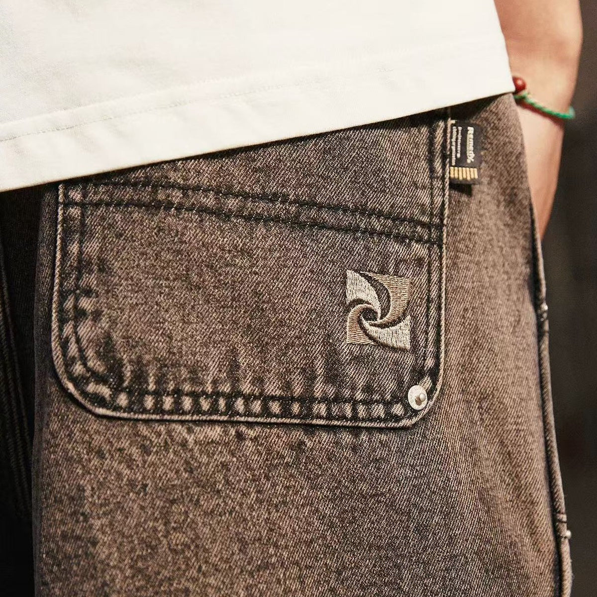 REMEDY Washed Vintage Denim Shorts
