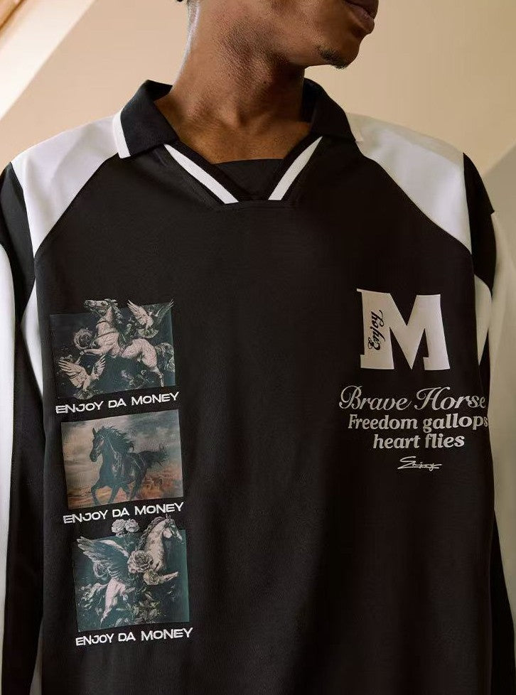 MEDM Pegasus Football Long-sleeve T-Shirt