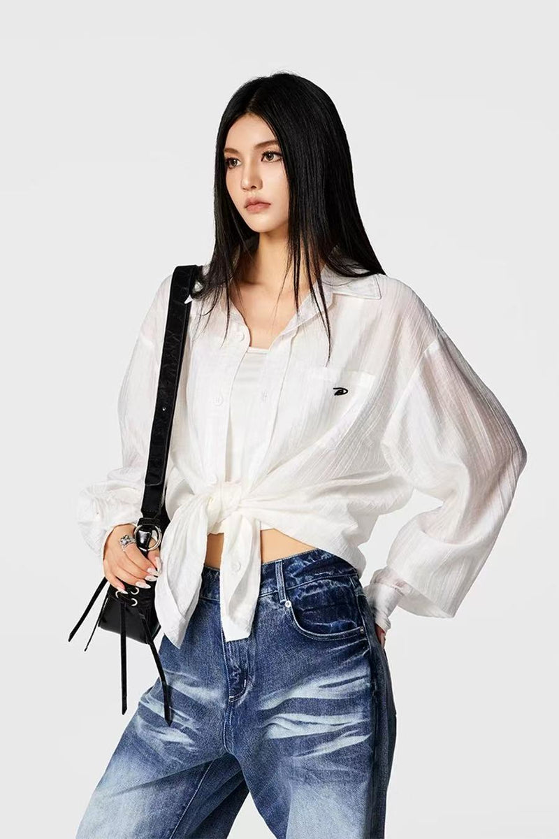 ACHOCK Drapey Lining Long-sleeve Shirt