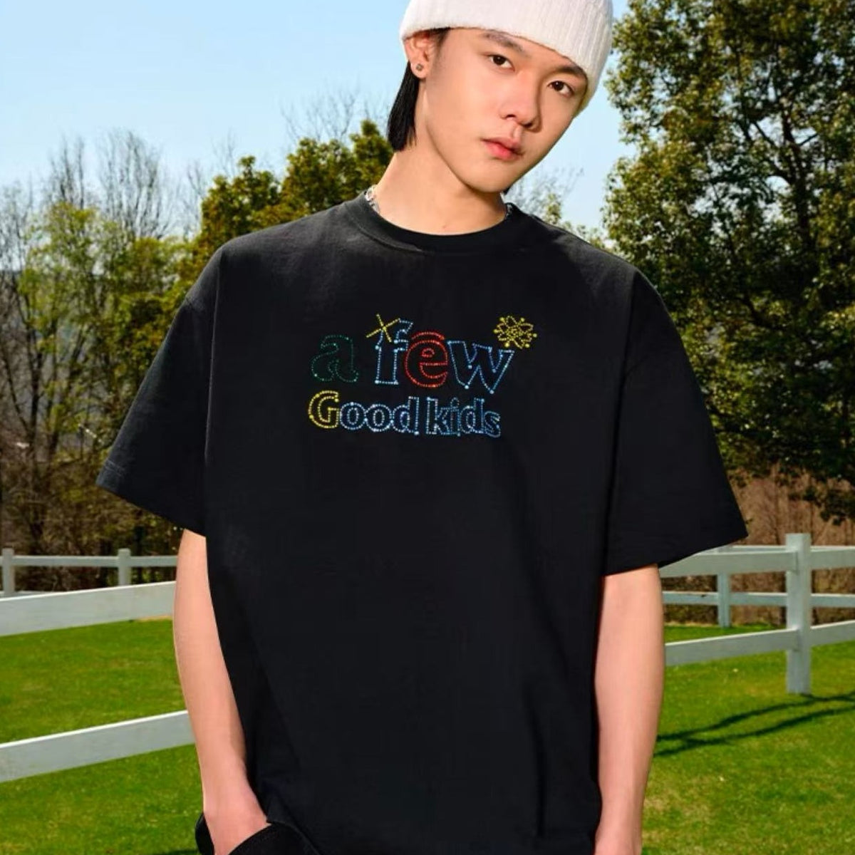 AFGK Neon Star Hot Diamond T-shirt