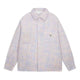 ICONSLAB Tweed Woven Long-sleeve Shirt Jacket