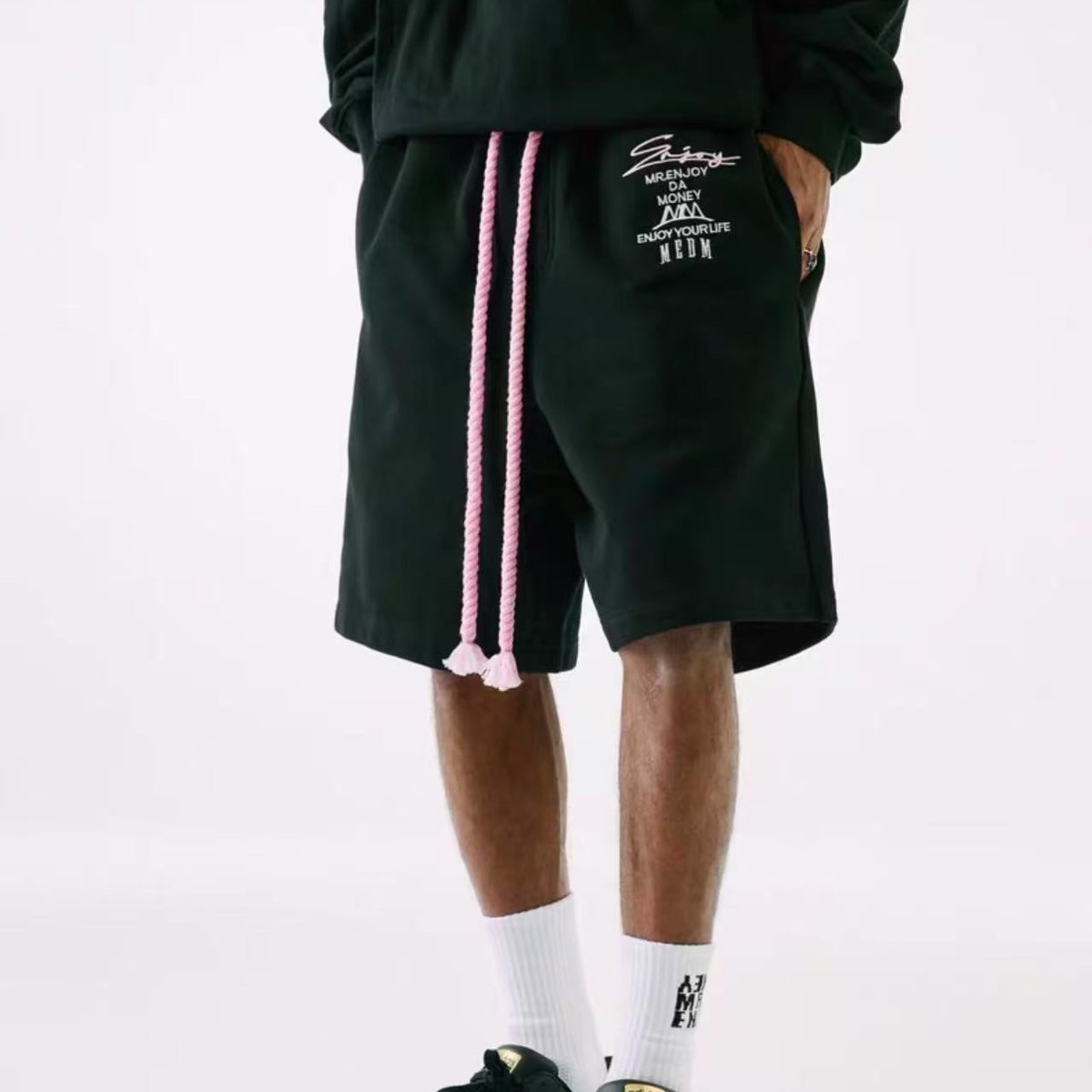 MEDM Hip Hop Drawstring Shorts