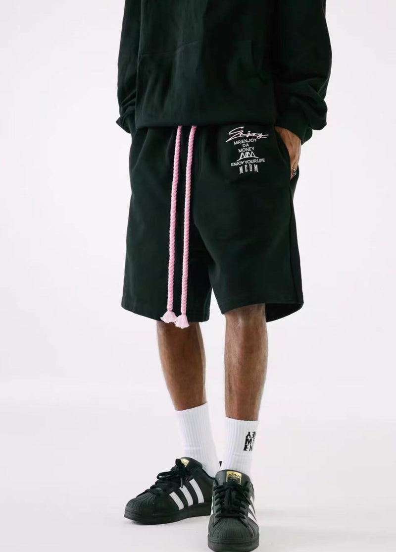 MEDM Hip Hop Drawstring Shorts