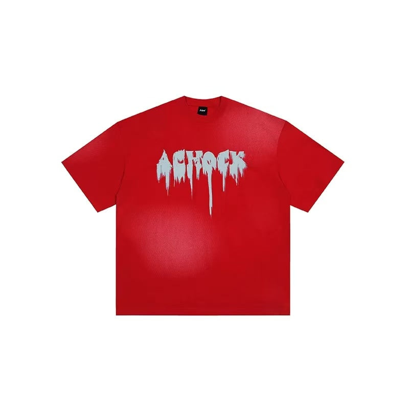 ACHOCK Phantom Logo Print Short-sleeves T-shirts