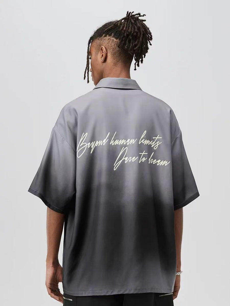 ATRY Gradient Printed Short Sleeve T-shirt